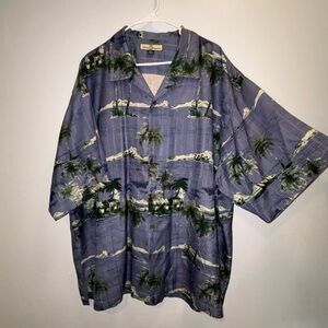 Tommy Bahama 100% Silk Hawaiian Shirt